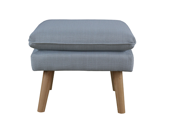 V-156RETRO OTTOMAN - GREY